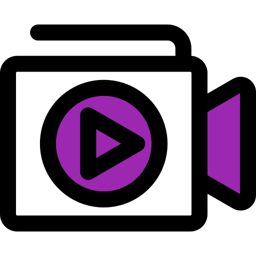 grabación de vídeo icono gratis