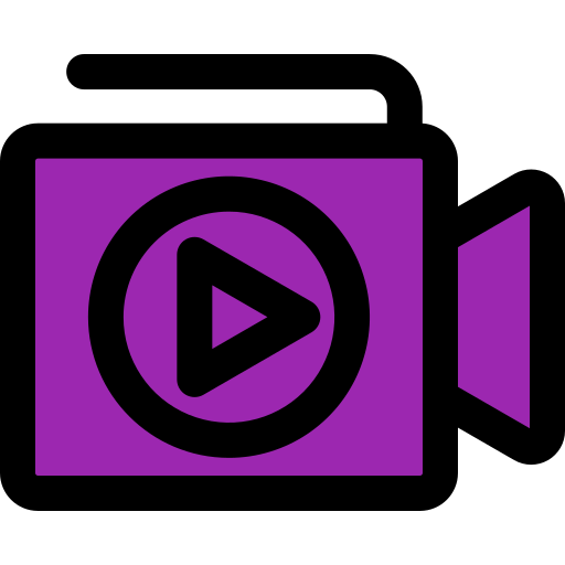 grabación de vídeo icono gratis