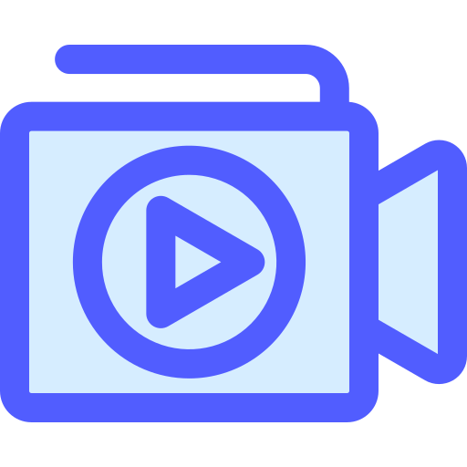 grabación de vídeo icono gratis