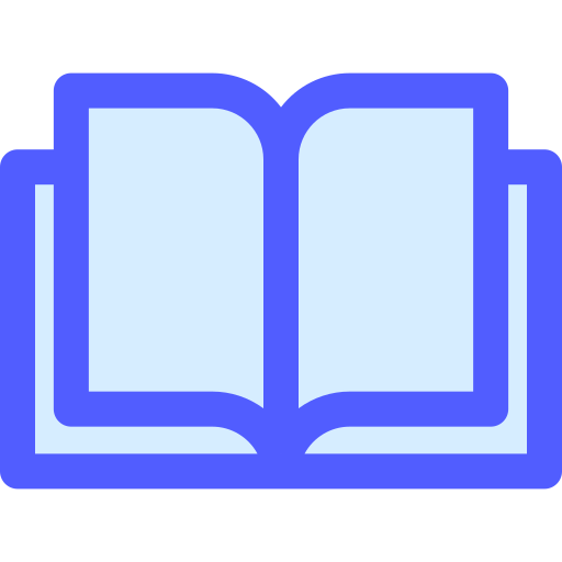 Open book Generic Blue icon