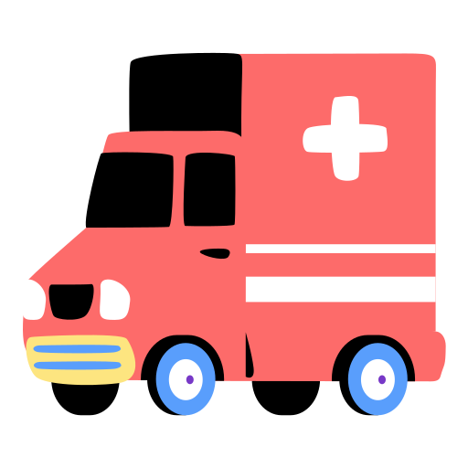 Ambulance free sticker Ambulance free sticker