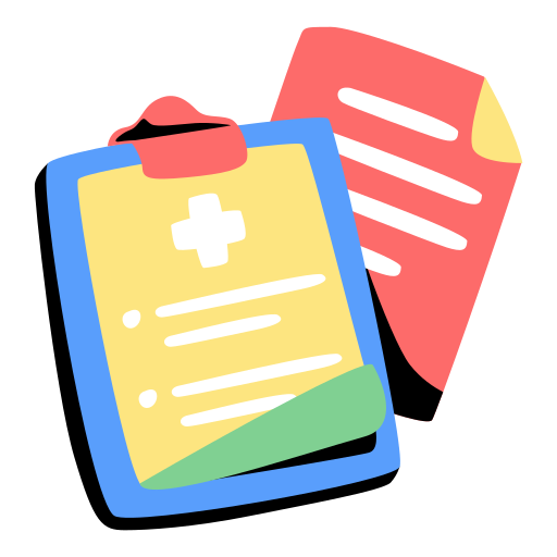 dossier médical gratuit sticker