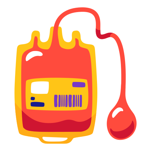 une poche de sang gratuit sticker