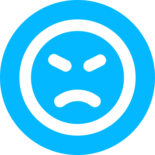 enojado icono gratis