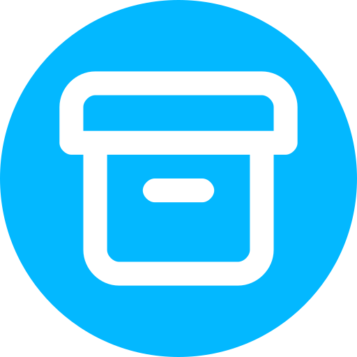 Archive Generic Blue Icon