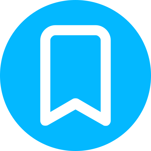 Bookmark Generic Blue icon