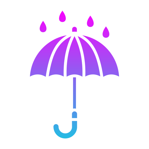 Umbrella Generic Gradient icon