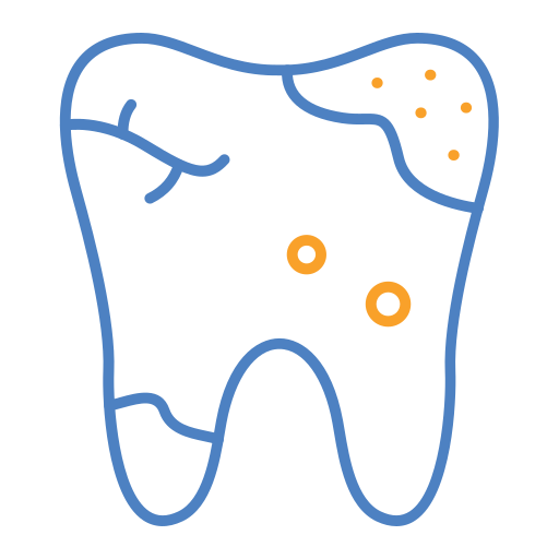 caries dental icono gratis