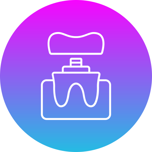 Dental crown Generic Flat Gradient icon