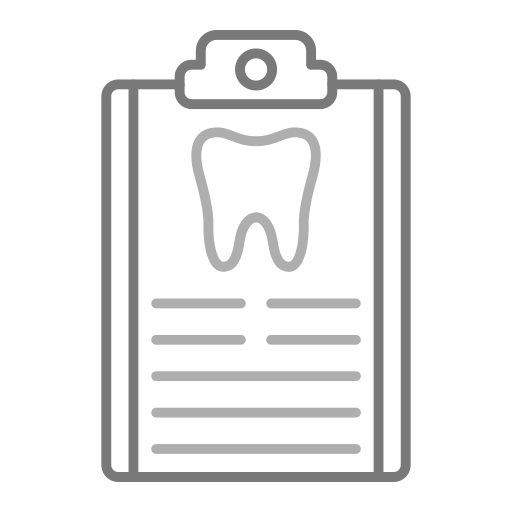 Dental record Generic Grey icon