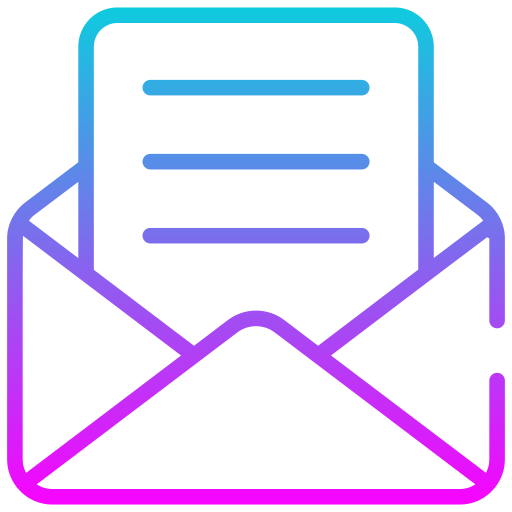 Newsletter Generic Gradient icon