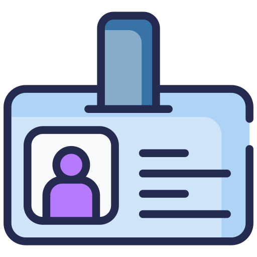 ID card Generic Outline Color icon