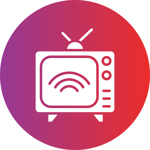 televisión inteligente icono gratis