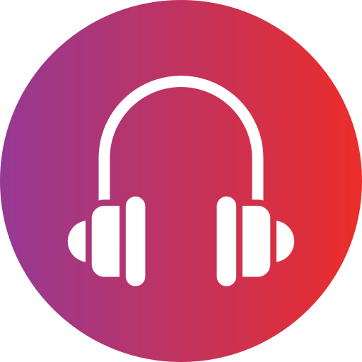 Headphone Generic Flat Gradient icon