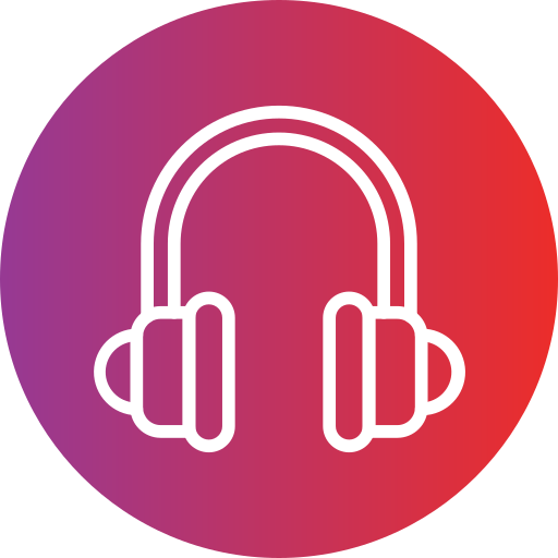 Headphone Generic Flat Gradient icon