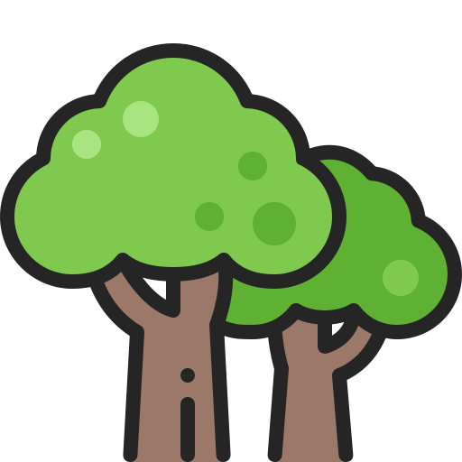 Tree Generic Outline Color icon