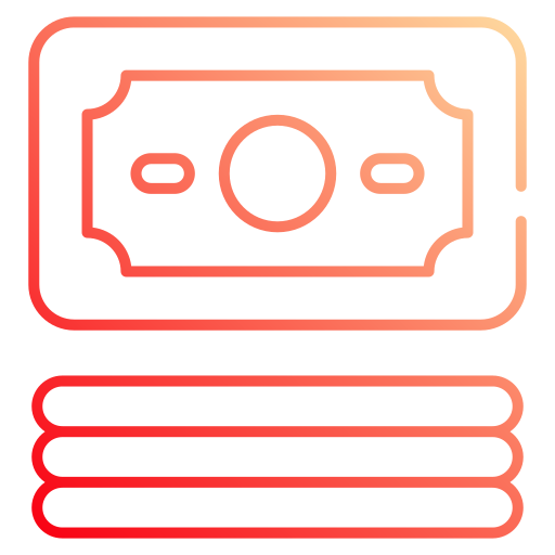 pago en efectivo icono gratis