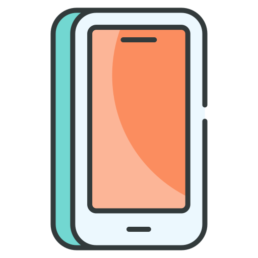 Smartphone Generic Outline Color icon