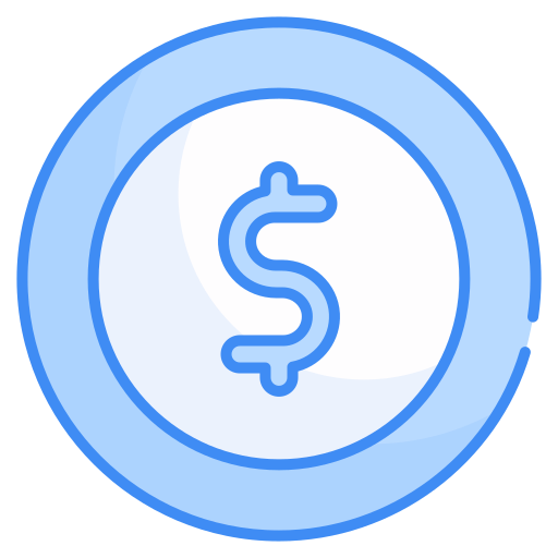 signo de dólar icono gratis