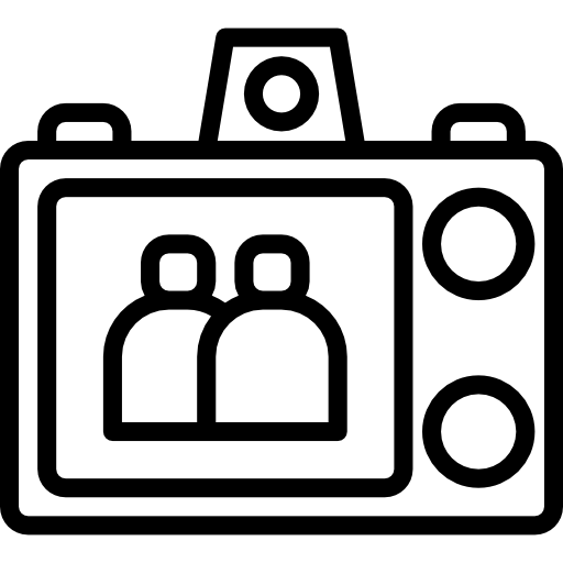 cámara fotográfica icono gratis