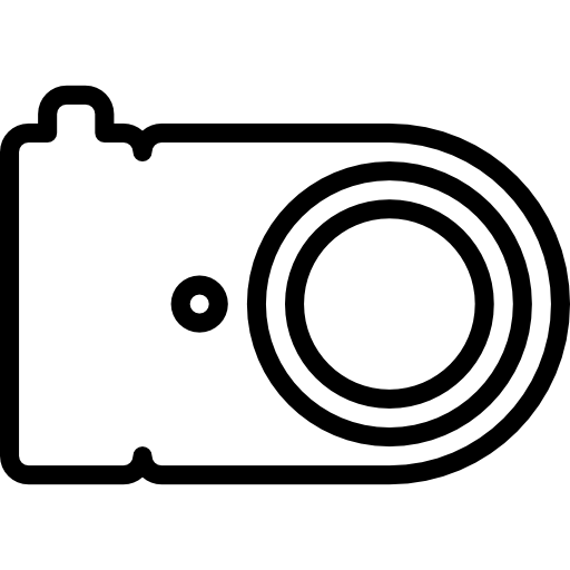 cámara fotográfica icono gratis