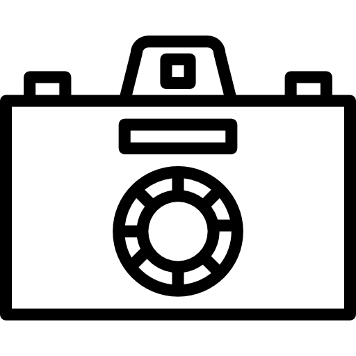 cámara fotográfica icono gratis