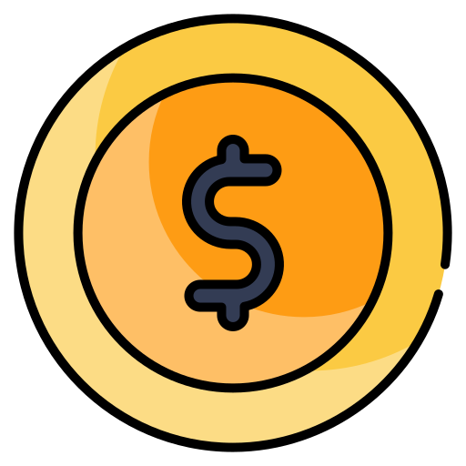 signo de dólar icono gratis