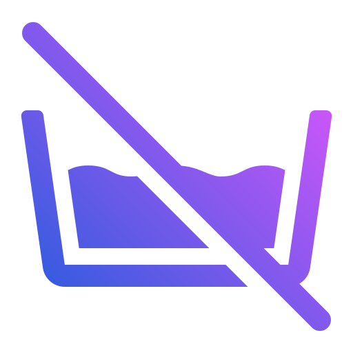 Do not wash free icon Do not wash free icon