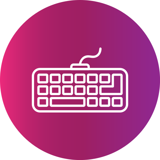 Keyboard Generic Flat Gradient icon