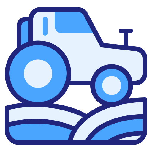 Tractor Generic Blue icon