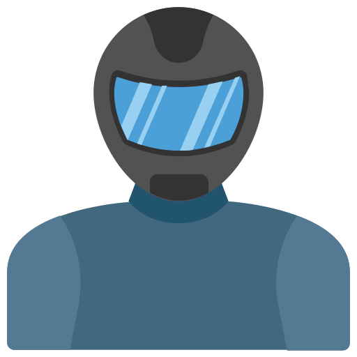 motociclista grátis ícone