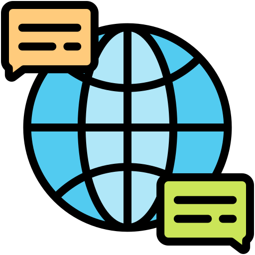 comunicacion global icono gratis