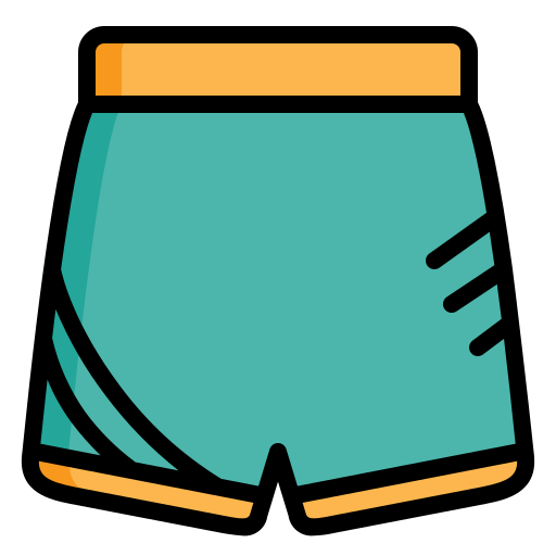 Shorts Generic Detailed Outline icon