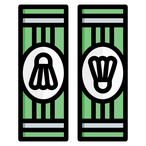 Shuttlecocks free icon