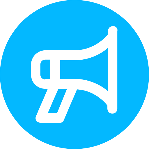 mégaphone Icône gratuit