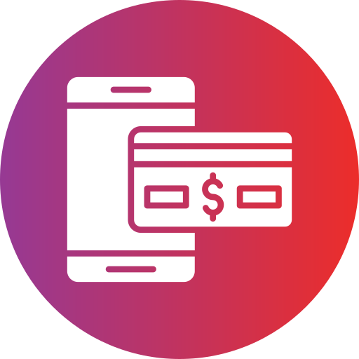 pago en línea icono gratis