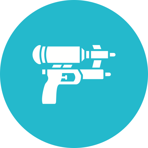 pistola de agua icono gratis