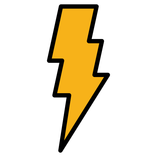 Thunder Generic Outline Color icon