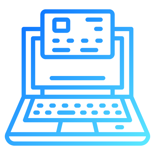 Banca electrónica icono gratis