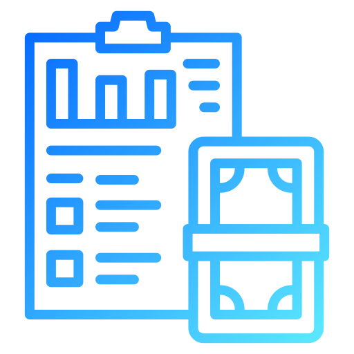 presupuesto icono gratis