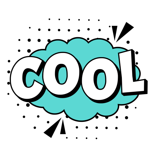 Cool - Cool Word - Sticker