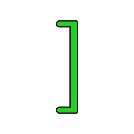 Close bracket free icon Close bracket free icon