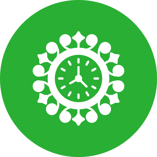 reloj de pared icono gratis