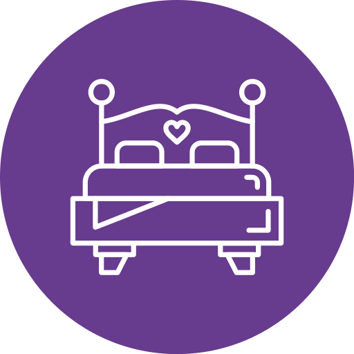 cama matrimonial icono gratis