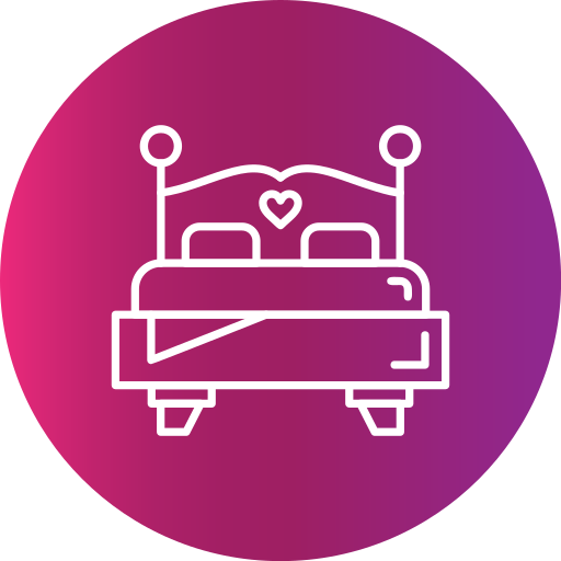 cama matrimonial icono gratis