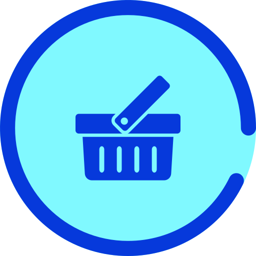 cesta de compras grátis ícone