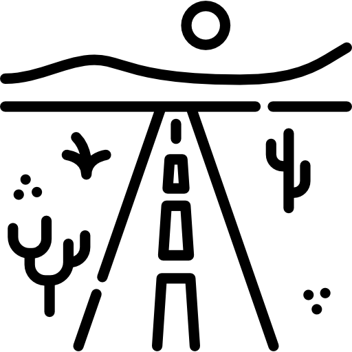 la carretera icono gratis