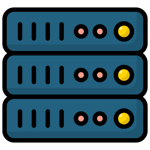 Data server Generic Outline Color icon