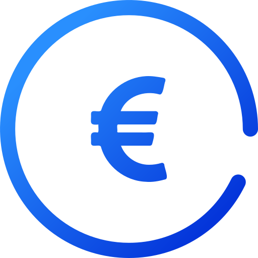 euro icono gratis