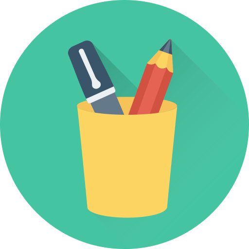 portalápiz icono gratis